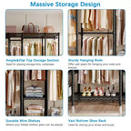Armoire de rangement portable VIPEK V50 très grande, penderie de rangement robuste, charge maximale de 590 kg