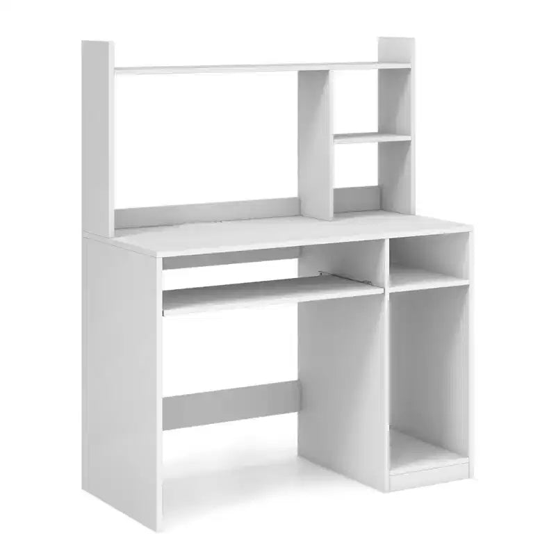 Bureau informatique Costway avec étagère, station de charge, surmeuble et support pour unité centrale