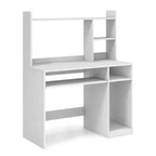 Bureau informatique Costway avec étagère, station de charge, surmeuble et support pour unité centrale