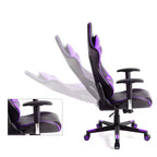 Chaise de Bureau Gaming en Cuir PU avec Appuie-tête et Coussin Lombaire Ajustables - GTRACING