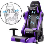 Chaise de Bureau Gaming en Cuir PU avec Appuie-tête et Coussin Lombaire Ajustables - GTRACING