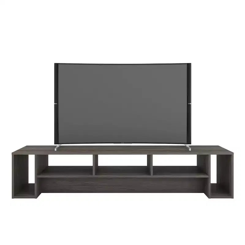 Rustik 3 Shelf TV Stand for TVs up to 80 - Nexera