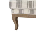Fauteuil Rinaldo de style campagnard avec accoudoirs en bois massif pour salon, salle de détente, chambre à coucher, lot de 2 | ART OF LIVING DESIGNS