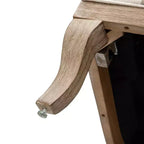 Fauteuil Rinaldo de style campagnard avec accoudoirs en bois massif pour salon, salle de détente, chambre à coucher, lot de 2 | ART OF LIVING DESIGNS