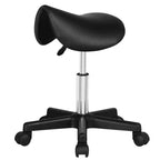 Yaheetech Rolling Saddle Stool Hydraulic Adjustable Salon Chair