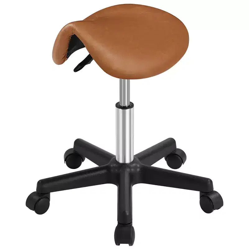Tabouret à roulettes Yaheetech, siège de selle, chaise de salon hydraulique réglable