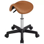 Tabouret à roulettes Yaheetech, siège de selle, chaise de salon hydraulique réglable