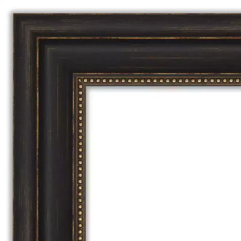 Miroir mural de salle de bain Amanti Art Accent Bronze sans biseau