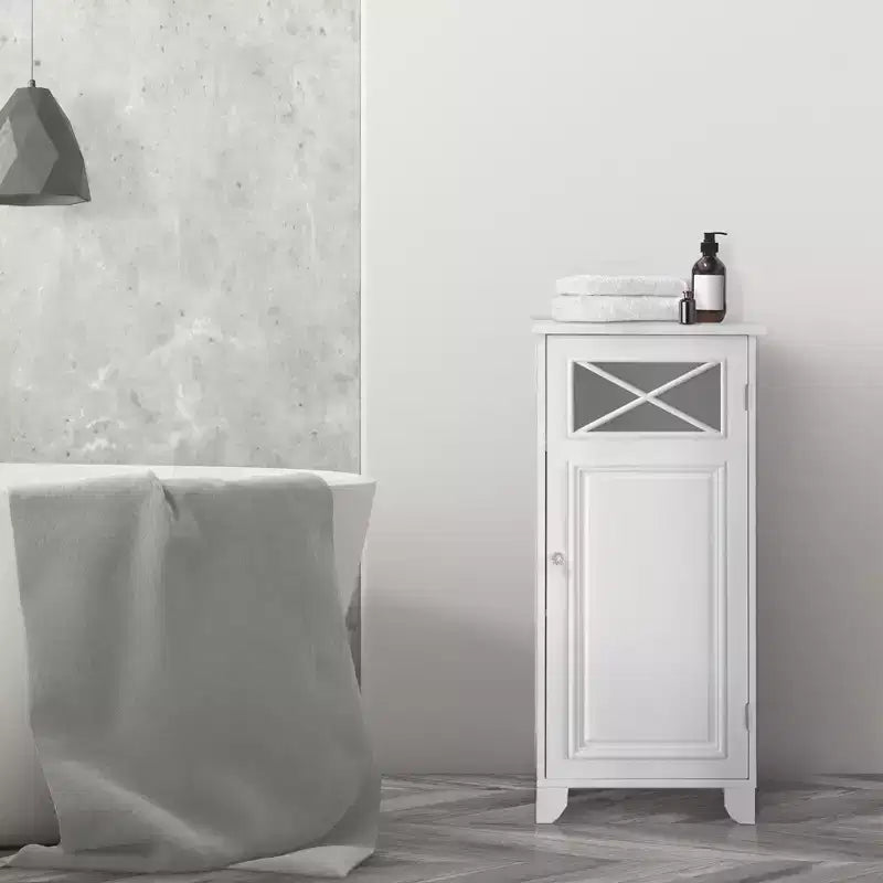 Meuble Colonne Fin Indépendant Dawson de Teamson Home, Blanc