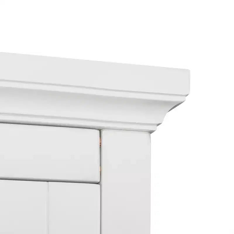 Teamson Home St. James – Armoire de rangement en bois avec 2 portes et 2 tiroirs
