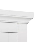 Teamson Home St. James – Armoire de rangement en bois avec 2 portes et 2 tiroirs