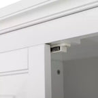 Teamson Home St. James – Armoire de rangement en bois avec 2 portes et 2 tiroirs