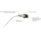 Fixation anti-basculement Mount-It! pour meubles, sangles de sécurité en acier pour enfants | Ancrages muraux sécurisés pour bibliothèque, commode, protection sismique pour bébés et animaux de compagnie