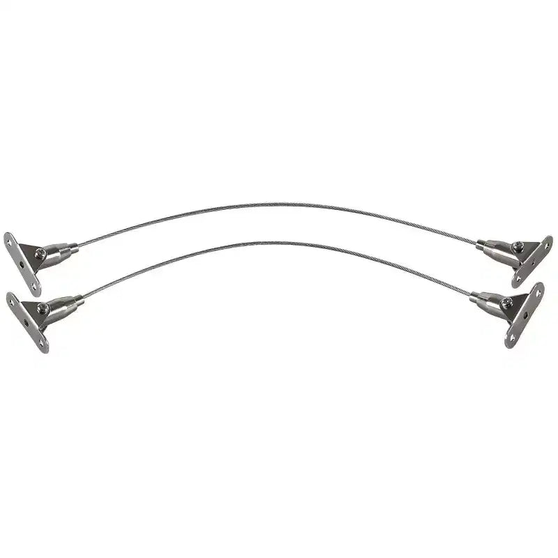 Fixation anti-basculement Mount-It! pour meubles, sangles de sécurité en acier pour enfants | Ancrages muraux sécurisés pour bibliothèque, commode, protection sismique pour bébés et animaux de compagnie
