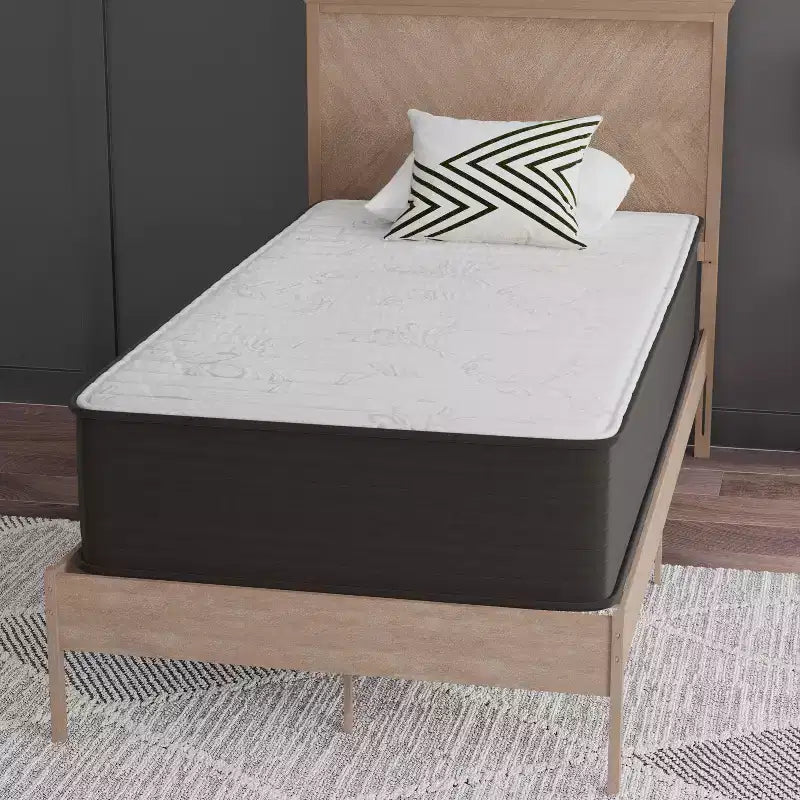 Matelas hybride Emma et Oliver de 30 cm, mousse haute densité et ressorts ensachés, en boîte, mousse certifiée CertiPUR-US