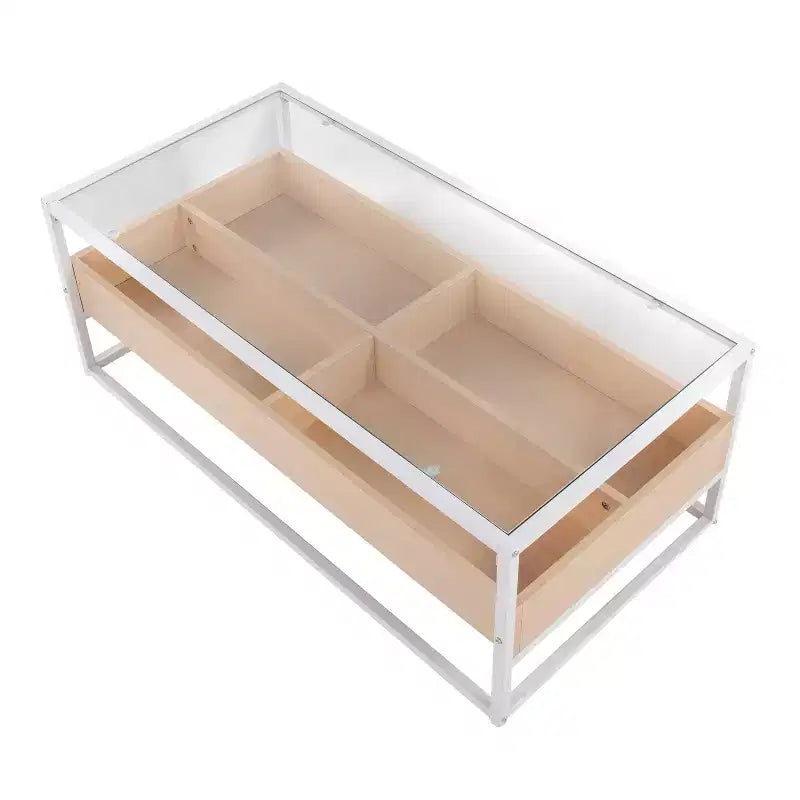 Table Basse en Verre Trempé LumiSource - Display