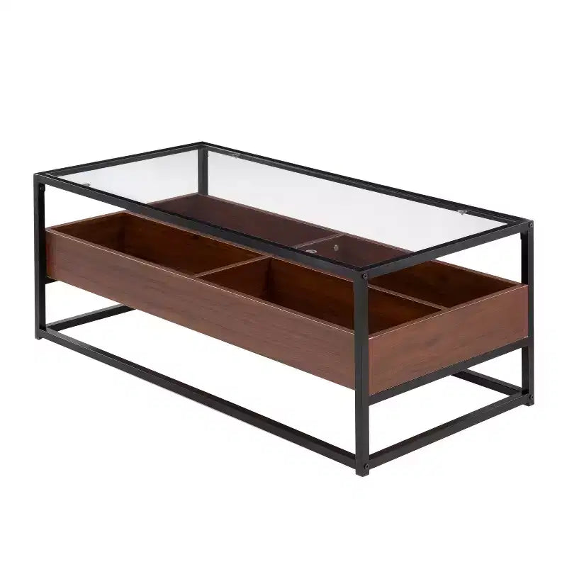 Table Basse en Verre Trempé LumiSource - Display