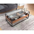 Table Basse en Verre Trempé LumiSource - Display