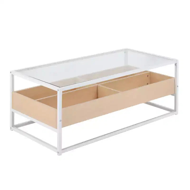 Table Basse en Verre Trempé LumiSource - Display