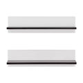 23.62 Set of 2 Repose Display Photo Ledge Shelves - Danya B.