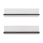 23.62 Set of 2 Repose Display Photo Ledge Shelves - Danya B.