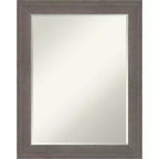 Amanti Art Alta Petite Bevel Bathroom Wall Mirror