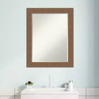 Miroir mural de salle de bain biseauté petite Amanti Art Alta
