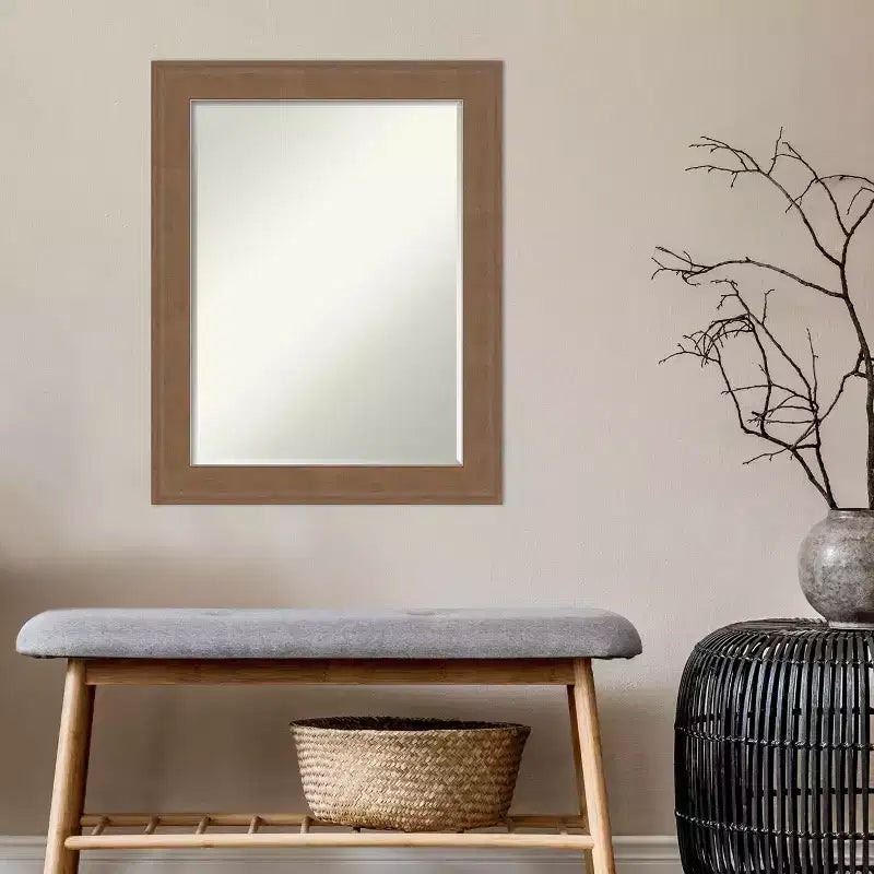 Miroir mural de salle de bain biseauté petite Amanti Art Alta