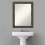 Miroir mural de salle de bain biseauté petite Amanti Art Alta