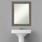 Miroir mural de salle de bain biseauté petite Amanti Art Alta