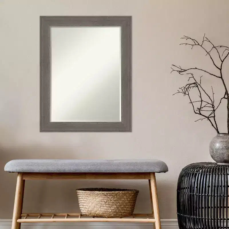 Miroir mural de salle de bain biseauté petite Amanti Art Alta