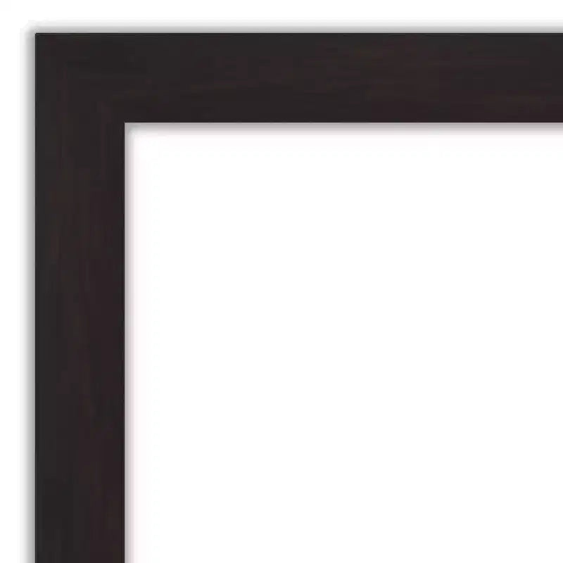 Miroir Mural de Salle de Bain Amanti Art Furniture Espresso Narrow Petite Bevel