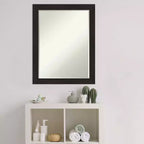 Miroir Mural de Salle de Bain Amanti Art Furniture Espresso Narrow Petite Bevel