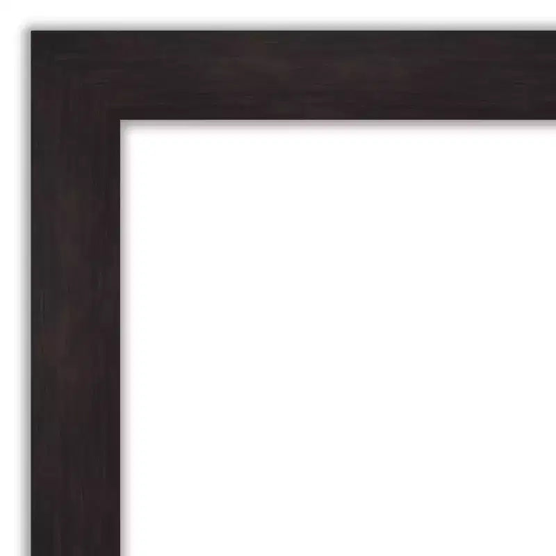 Miroir Mural de Salle de Bain Amanti Art Furniture Espresso Narrow Petite Bevel