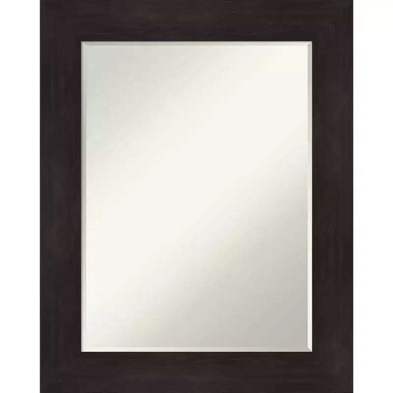Miroir Mural de Salle de Bain Amanti Art Furniture Espresso Narrow Petite Bevel
