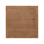 Table d'appoint carrée Anthea en MDF Kate and Laurel, 12x12x26, marron rustique et blanc
