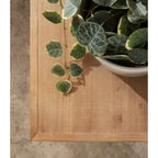 Table d'appoint carrée Anthea en MDF Kate and Laurel, 12x12x26, marron rustique et blanc