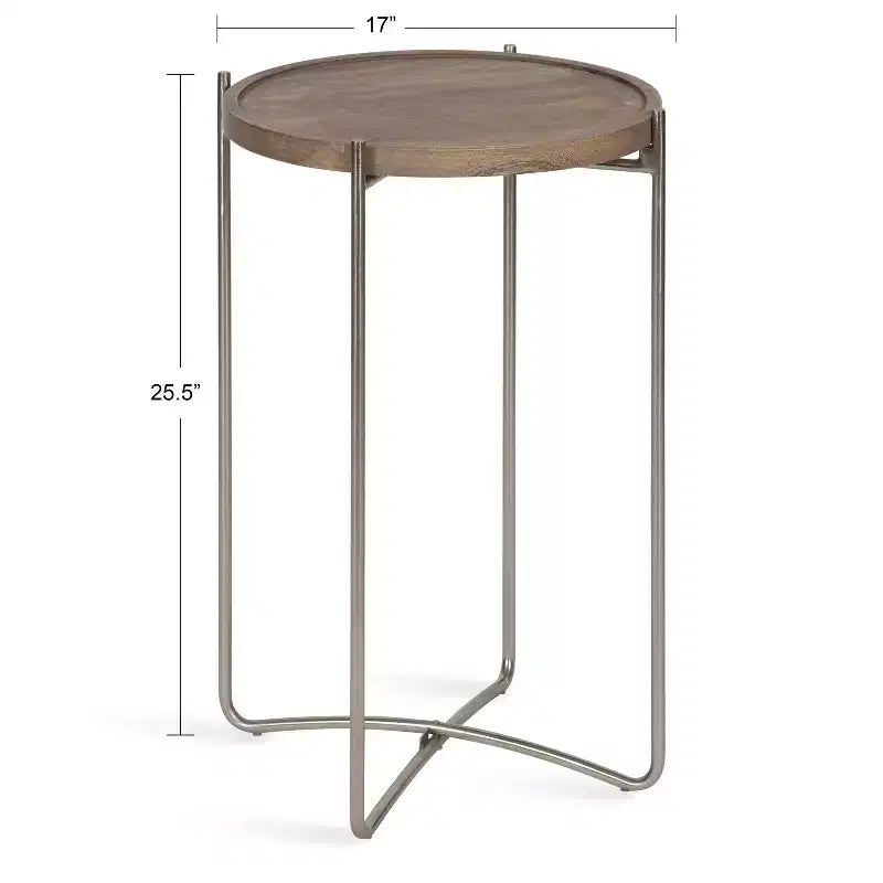 Table d'appoint ronde Kate et Laurel Vale