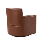 Fauteuil pivotant Gabino 29 large en cuir véritable, lot de 2 | ART OF LIVING DESIGNS
