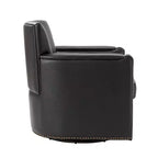 Fauteuil pivotant Gabino 29 large en cuir véritable, lot de 2 | ART OF LIVING DESIGNS