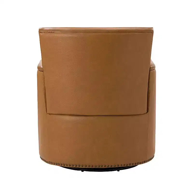 Fauteuil pivotant Gabino 29 large en cuir véritable, lot de 2 | ART OF LIVING DESIGNS