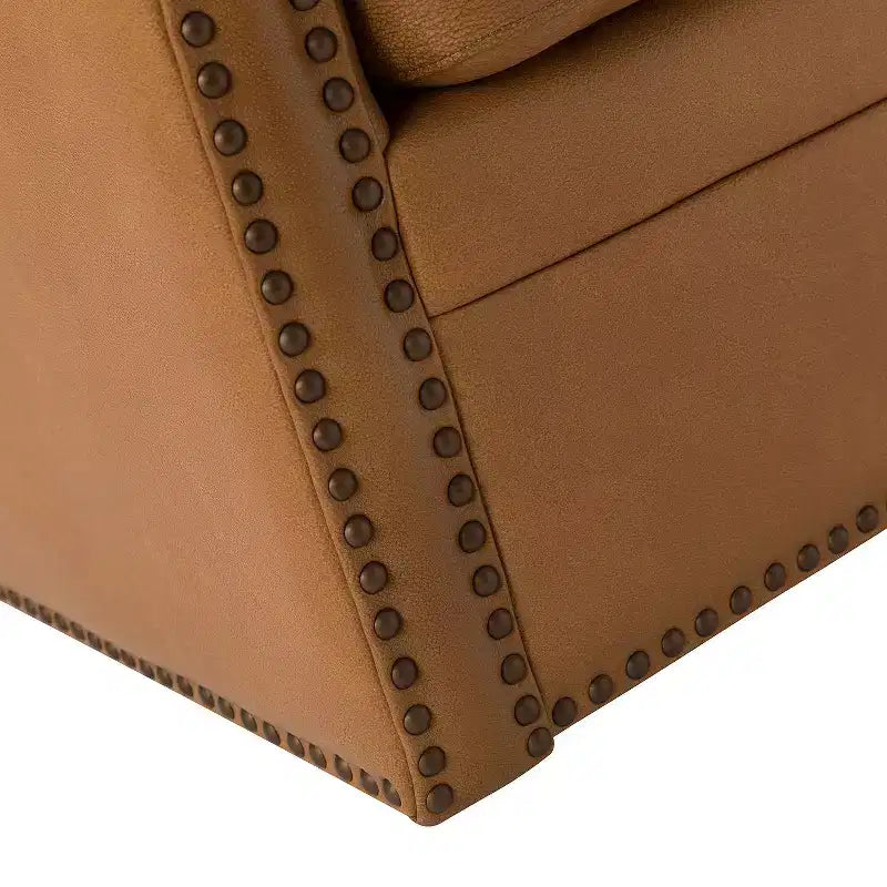 Fauteuil pivotant Gabino 29 large en cuir véritable, lot de 2 | ART OF LIVING DESIGNS