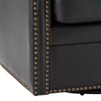Fauteuil pivotant Gabino 29 large en cuir véritable, lot de 2 | ART OF LIVING DESIGNS