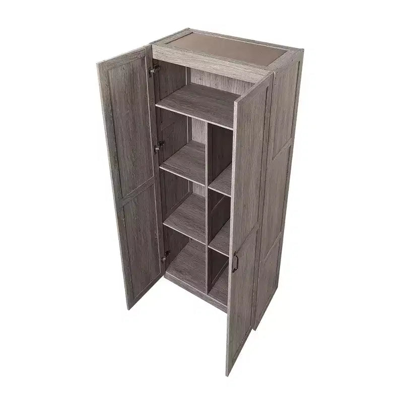 Lot de 2 armoires de rangement autoportantes à 7 étagères Hopkins Modern – Manhattan Comfort