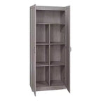 Lot de 2 armoires de rangement autoportantes à 7 étagères Hopkins Modern – Manhattan Comfort