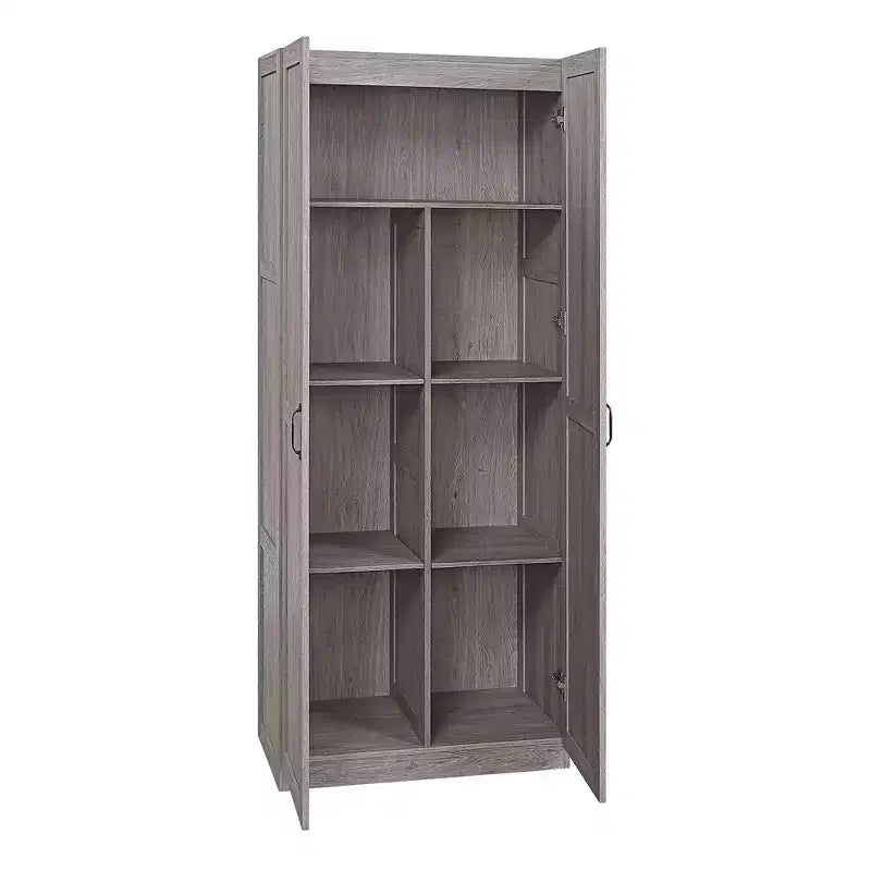 Lot de 2 armoires de rangement autoportantes à 7 étagères Hopkins Modern – Manhattan Comfort