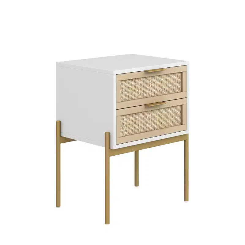 Table d'appoint Andrew Wood et Rattan - Nathan James