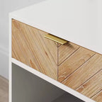 Meuble en bois Kensi à chevrons - Nathan James