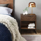 Meuble en bois Kensi à chevrons - Nathan James