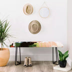 Marta Barragan Camarasa Abstract Colors Nature Bench - Deny Designs